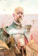 Malczewski, Jacek Self-Portrait in Armor china oil painting artist